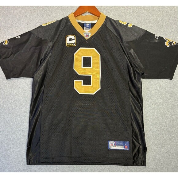 Drew Brees #9 New Orleans Saints NFL Reebok On Field Jersey Men’s S/Youth L - Picture 1 of 8